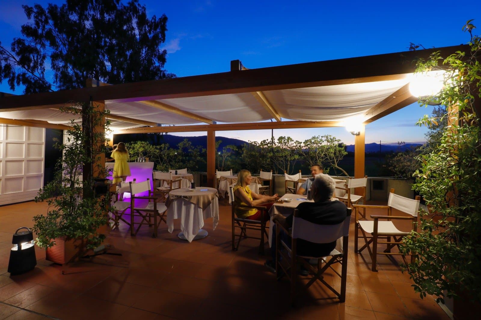 Terrazza panoramica della Locanda dell'Angelo