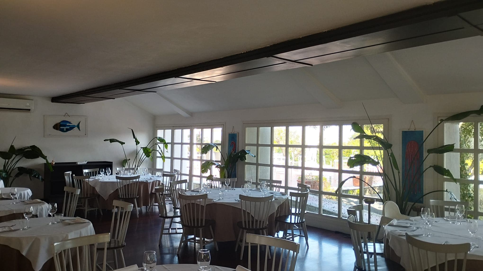 Sala da pranzo della Locanda dell'Angelo